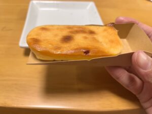 ローソンのむぎゅ濃チーズケーキ