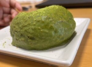 ローソンのお抹茶クッキーシュー