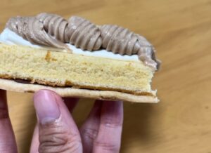 ローソンのご褒美スティックケーキ濃厚モンブラン