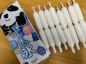 カルディ杏仁豆腐アイス